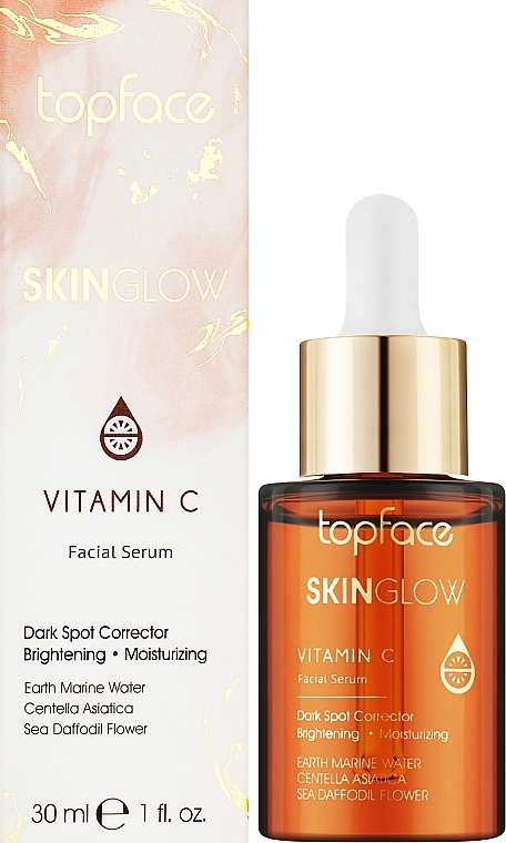Serum do twarzy z witaminą C - TopFace Skin Glow Vegan Vitamin C Facial Serum — Zdjęcie N2