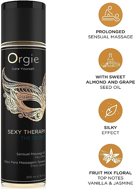 Olejek do masażu Sekret - Orgie Sexy Therapy The Secret Sensual Massage Oil — Zdjęcie N2
