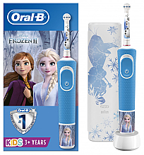 Kup PRZECENA! Zestaw - Oral-B Kids Frozen Special Edition (tooth/brush/1pcs + case) *