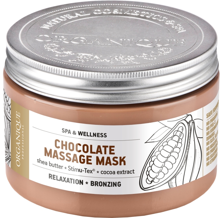 Czekoladowa maska do masażu ciała - Organique Professional Spa Therapie Chocolate Massage Mask — Zdjęcie N1