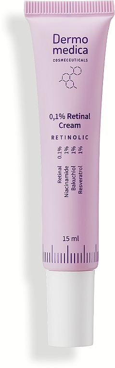 Krem do twarzy z retinalem 0,1% - Dermomedica Retinolic 0.1% Retinal Cream — Zdjęcie N2