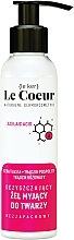 Oczyszczający dermożel myjący do twarzy z kwasami azelainowym i jabłkowym - Le Coeur — Zdjęcie N1