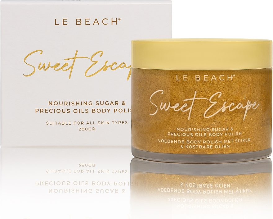 Peeling cukrowy do ciała - Le Beach Sweet Escape Nourishing Sugar & Precious Oils Body Polish — Zdjęcie N1