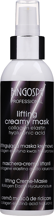 Liftingująca maska kremowa z kolagenem, elastyną i kwasem hialuronowym - BingoSpa Artline Anti-Age Lifting Cream Mask