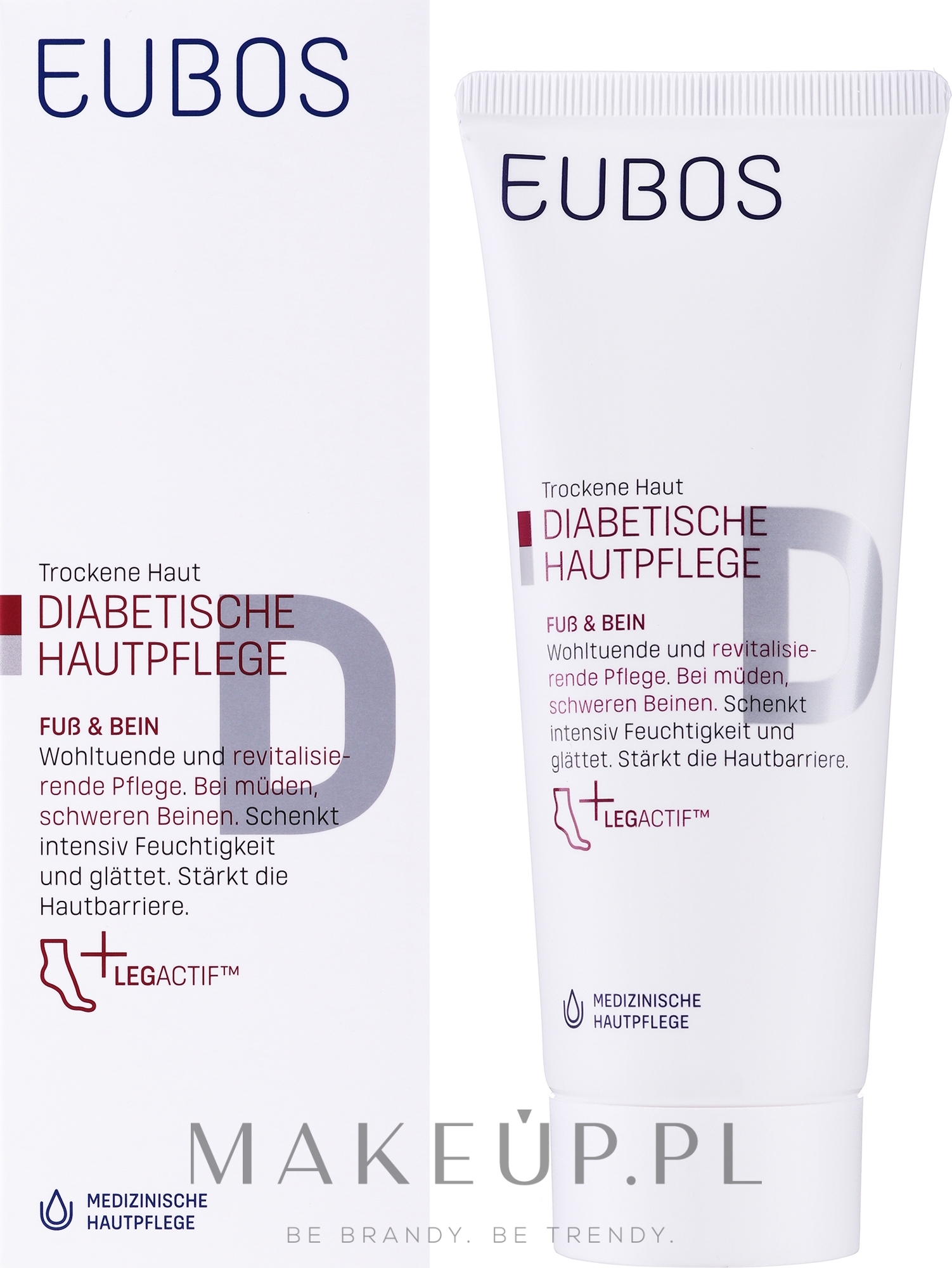 Krem do stóp i nóg - Eubos Med Diabetic Skin Care Foot & Leg — Zdjęcie 100 ml