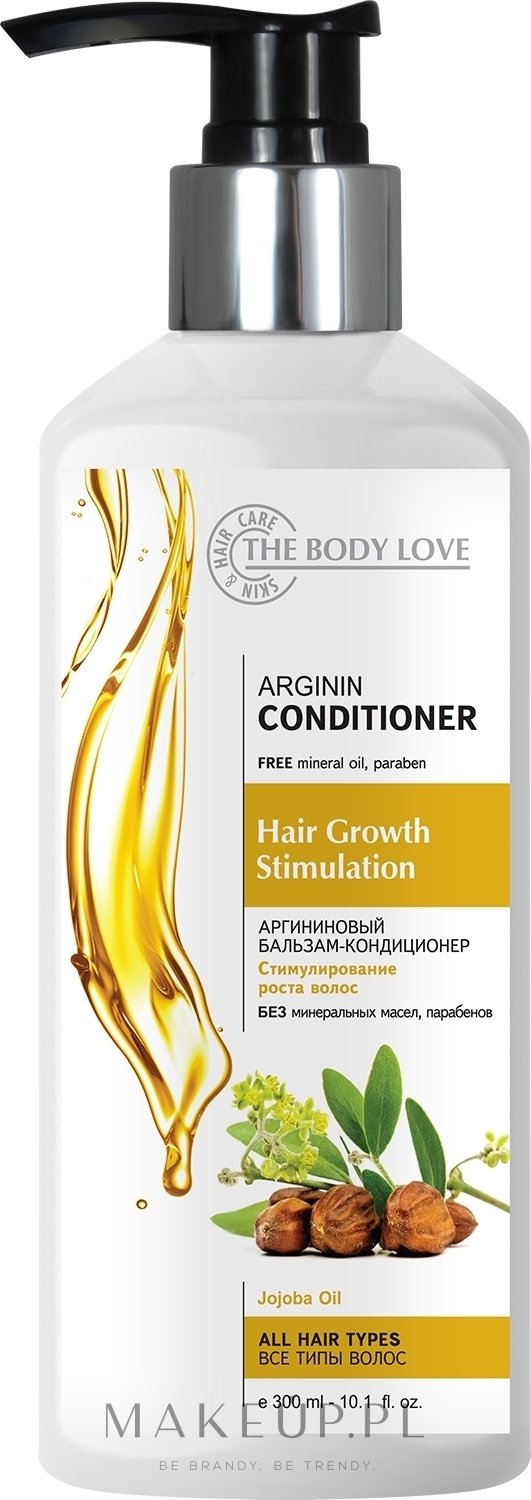 Balsam do włosów z argininą i olejem jojoba - The Body Love Arginin Conditioner — Zdjęcie 300 ml