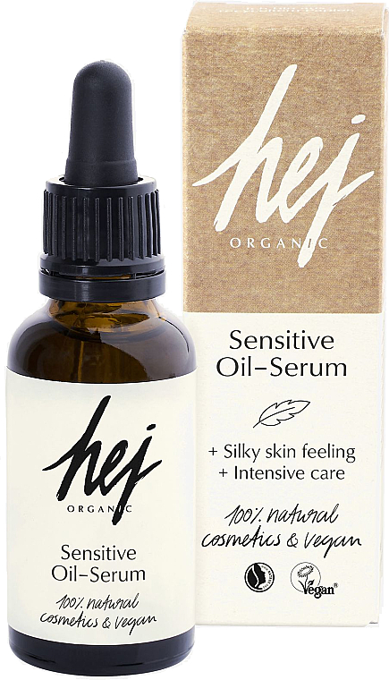 Serum olejowe do twarzy - Hej Organic Sensitive Oil Serum — Zdjęcie N1