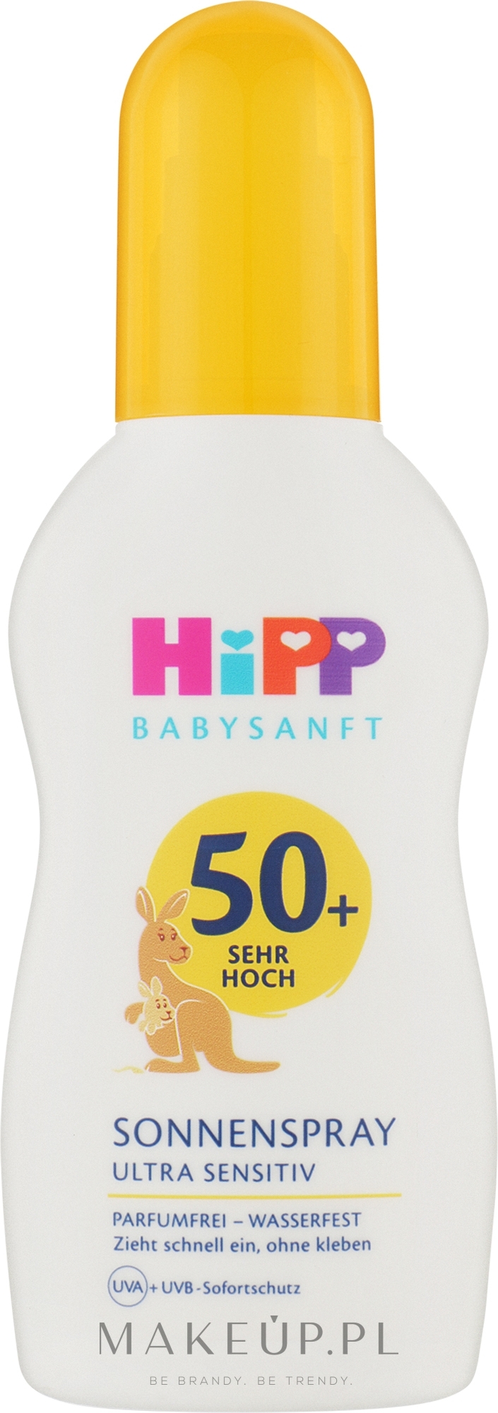 Balsam przeciwsłoneczny dla dzieci SPF50+ - HIPP Babysanft SPF50 Ultra Sensitiv — Zdjęcie 150 ml