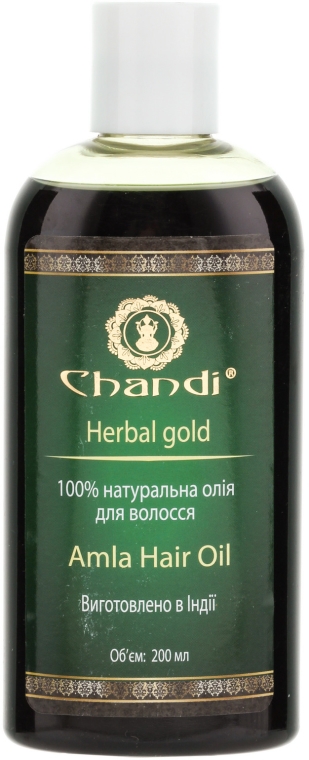 Naturalny olej do włosów Amla - Chandi Amla Hair Oil — Zdjęcie N3