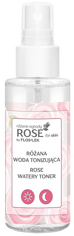 Zestaw - Floslek Rose For Skin (toner/95ml + cream/50ml) — Zdjęcie N3