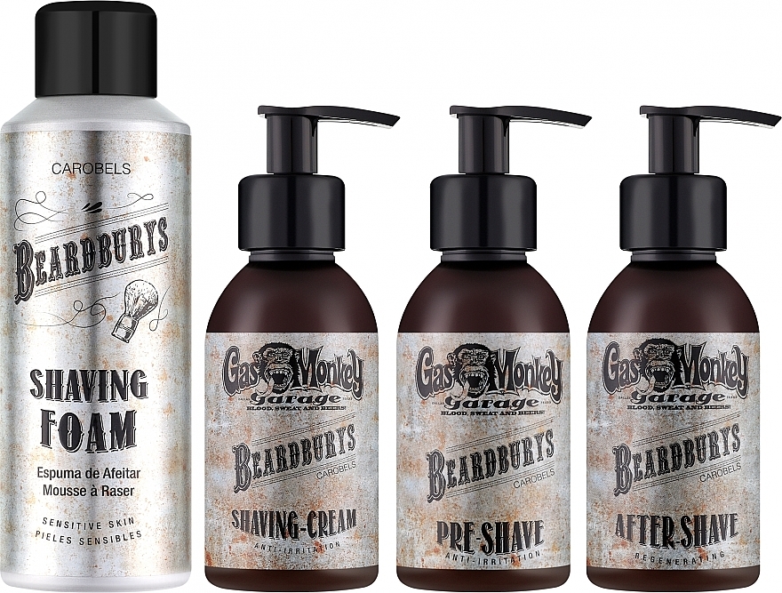 Zestaw, 4 produkty - Beardburys Genuine Men Style Shaving Lot — Zdjęcie N3