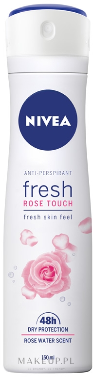 Antyperspirant - NIVEA Fresh Rose Touch Anti-Perspirant Deo Spray — Zdjęcie 150 ml