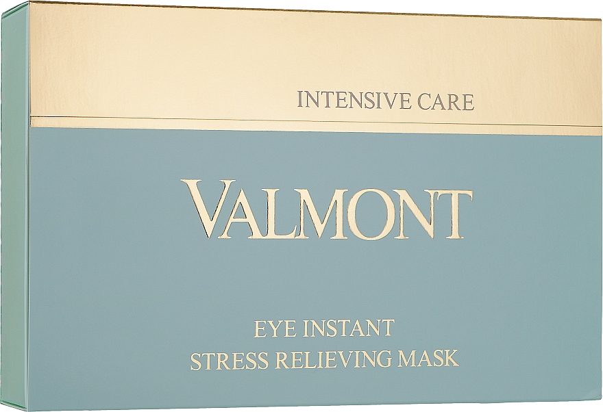 Natychmiastowa antystresowa maska do skóry wokół oczu - Valmont Intensive Care Eye Mask — Zdjęcie N1