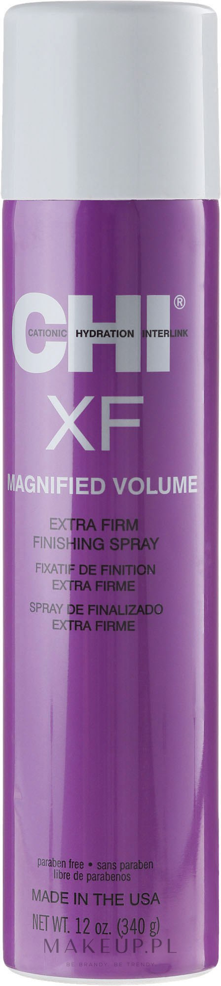 Bardzo mocny lakier zwiększający objętość włosów - CHI Magnified Volume Spray XF — Zdjęcie 340 g
