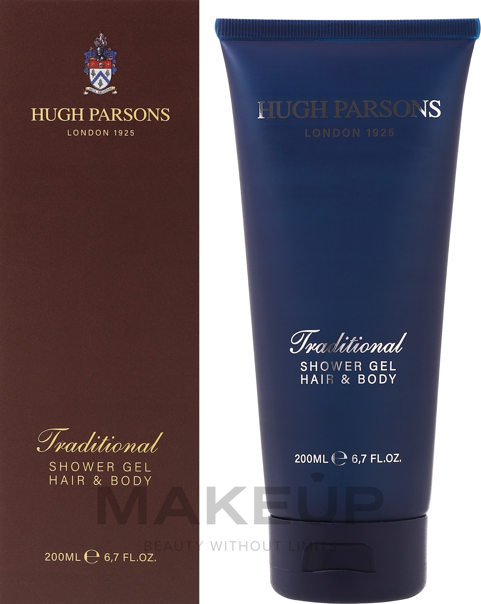 Hugh Parsons Traditional Shower Gel Hair Body - Żel pod prysznic do włosów i ciała — Zdjęcie 200 ml