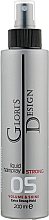 Kup Bardzo mocny lakier do włosów Objętość i blask - Glori's Design Liquid Hairspray 05 Exstra Strong Hold Volume & Shine