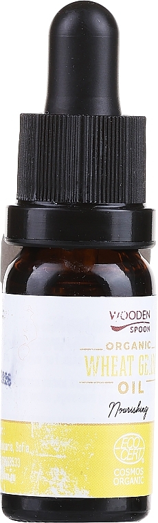 PRZECENA! Olej z kiełków pszenicy - Wooden Spoon Organic Wheat Germ Oil * — Zdjęcie N2