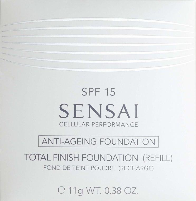 Pudrowy podkład do twarzy w kompakcie (wymienny wkład) - Sensai Cellular Performance Total Finish Foundation — Zdjęcie N2