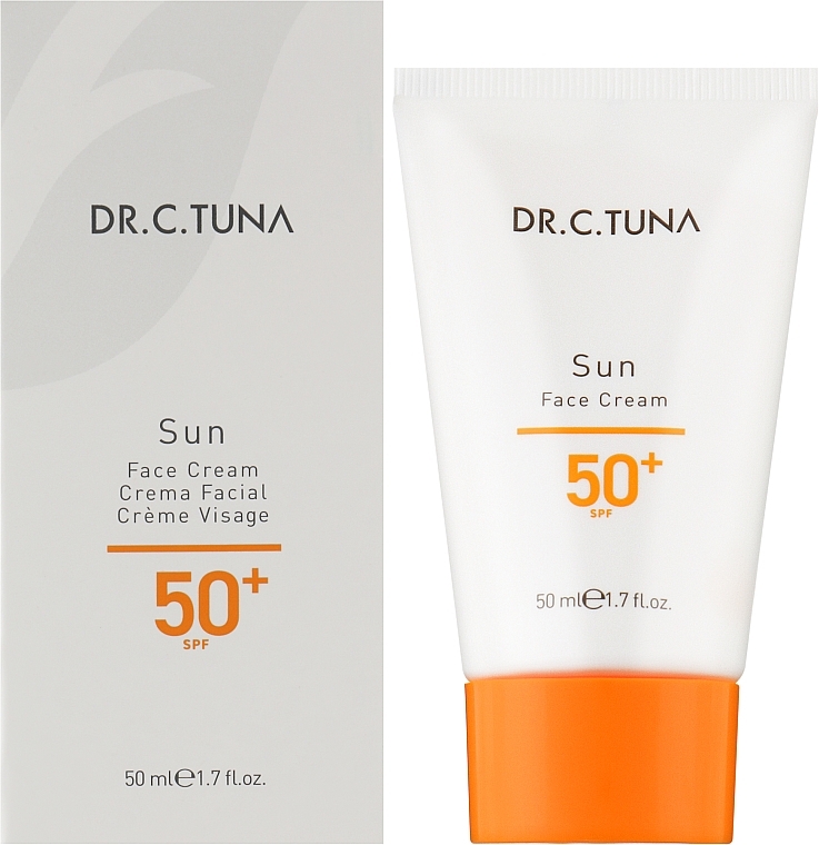 Filtr przeciwsłoneczny do twarzy - Farmasi Dr. Tuna Sun Face Cream SPF50+ — Zdjęcie N2