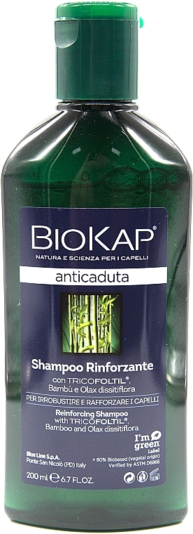 Szampon przeciw wypadaniu włosów - BiosLine BioKap Hair Loss Shampoo — Zdjęcie N5