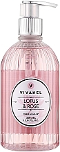 Vivian Gray Vivanel Lotus & Rose Cream Soap - Kremowe mydło w płynie Lotos i róża — Zdjęcie N1