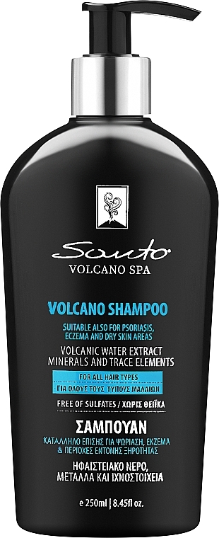 Szampon do wszystkich rodzajów włosów - Santo Volcano Spa Shampoo for All Hair Types — Zdjęcie N1
