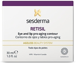 Krem pod oczy i do okolic ust - SesDerma Laboratories Retisil Eye And Lip Cream — Zdjęcie N3