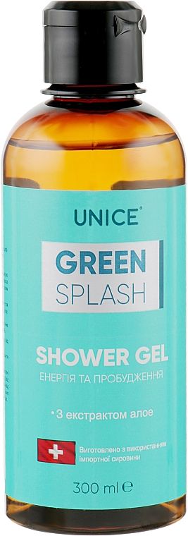 Żel pod prysznic - Unice Green Splash — Zdjęcie N1