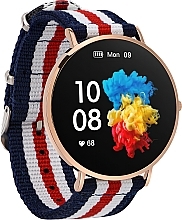 Smartwatch damski, złoty/paski - Garett Smartwatch Verona — Zdjęcie N5