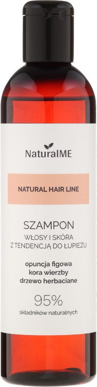 Szampon przeciwłupieżowy Opuncja figowa i kora wierzby - NaturalME Natural Hair Line Shampoo — Zdjęcie N1