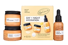 Kup PRZECENA! Zestaw (f/gel 60 ml + f/cr 55 ml + f/ser 30 ml) - UpCircle Day + Night Hydration Set *