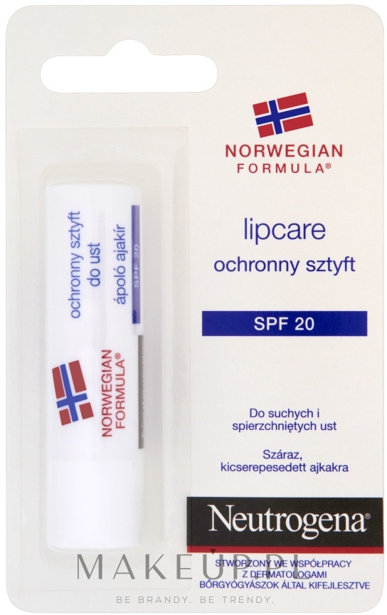 Ochronny sztyft do ust SPF 20 - Neutrogena Norwegian Formula Lipcare — Zdjęcie 4.8 g