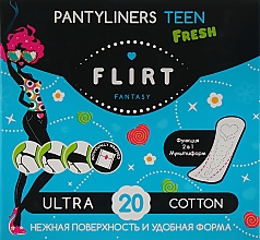Kup Wkładki higieniczne Teen Fresh Ultra Cotton, 20 szt. - Fantasy Flirt