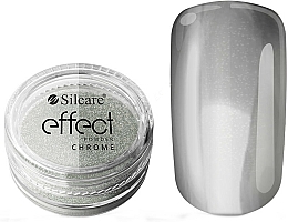 Pyłek do paznokci Efekt chromu - Silcare Effect Nail Powder — Zdjęcie N2
