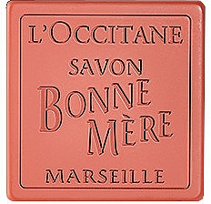 Mydło w kostce - L'Occitane Bonne Mere Rhubarb-Basil Soap — Zdjęcie N1