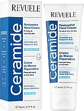 Rewitalizujący krem do rąk - Revuele Ceramide Restotarive Hand Cream — Zdjęcie N2