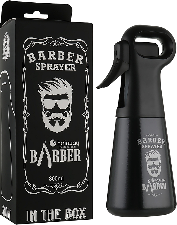 Spryskiwacz, czarny - Hairway Barber Sprayer — Zdjęcie N1