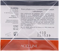 Przeciwtrądzikowy krem do twarzy z kwasem pirogronowym i salicylowym - Clarena Liposome Pyruvic Acid Salicylic & Cream — Zdjęcie N4