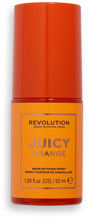 Spray utrwalający makijaż - Makeup Revolution Neon Heat Juicy Orange Priming Misting Spray