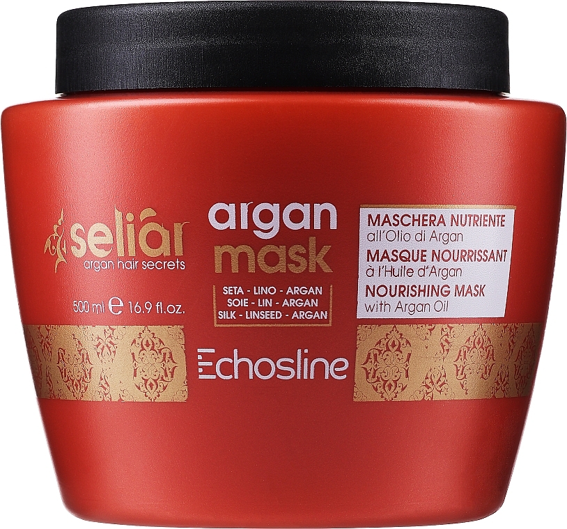 Maska z olejkiem arganowym - Echosline Seliar  — Zdjęcie N1