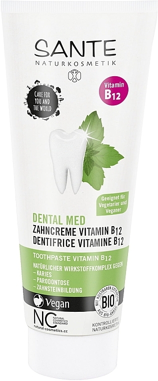Pasta do zębów - Sante Dental Med Toothpaste Vitamin B12 — Zdjęcie N1