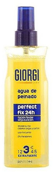 Lakier do włosów - Giorgi Line Perfect Fix 24h Water Styling Spray Nº3 — Zdjęcie N1