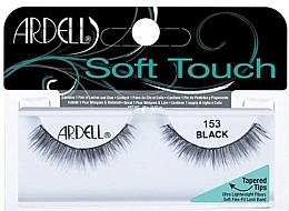 Sztuczne rzęsy - Ardell Soft Touch Eye Lashes Black 153 — Zdjęcie N1