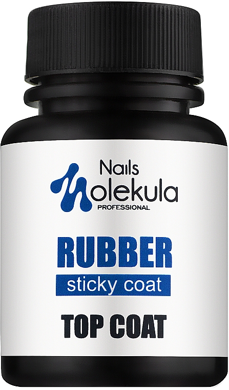 Top do paznokci - Nails Molekula Top Coat Rubber Sticky — Zdjęcie N2