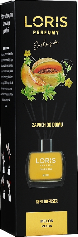 Dyfuzor zapachowy Melon - Loris Parfum Reed Diffuser Melon — Zdjęcie N1
