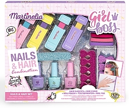 Zestaw do włosów i paznokci, 5 produktów - Martinelia Girl Boss Mail & Hair Set — Zdjęcie N2