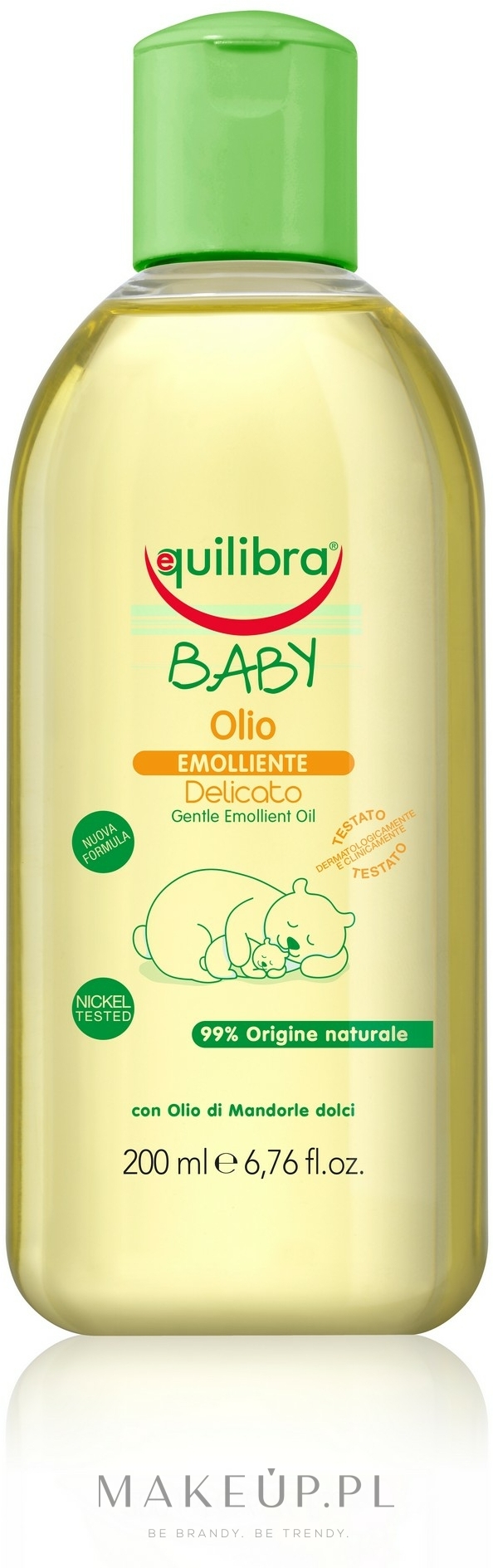 Naturalna oliwka pielęgnacyjna dla dzieci - Equilibra Baby — Zdjęcie 200 ml