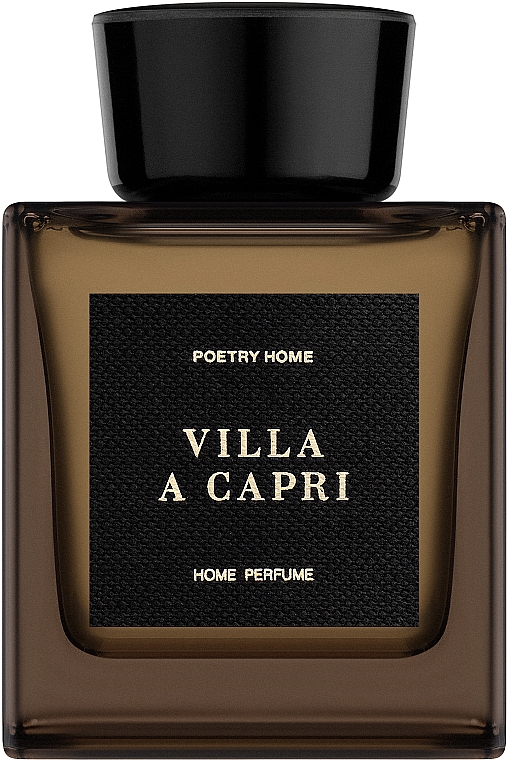 Poetry Home Villa A Capri Black Square Collection - Perfumowany dyfuzor zapachowy  — Zdjęcie N1