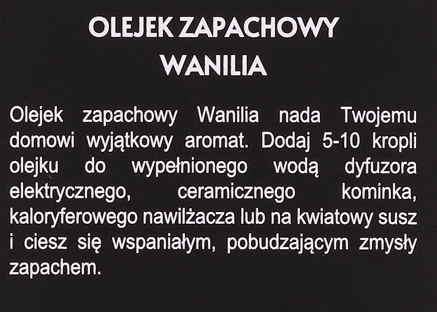 Olejek zapachowy Wanilia - Pachnaca Szafa Oil — Zdjęcie N3