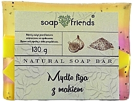 Glicerynowe mydło w kostce Figa z makiem - Soap&Friends — Zdjęcie N1